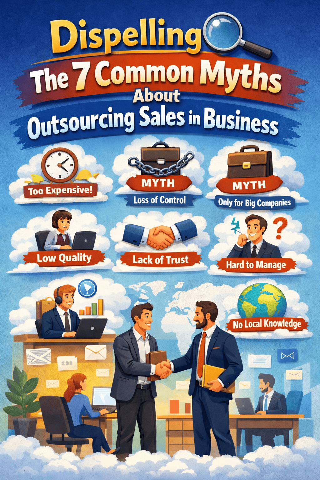 Dispelling The 7 Common Myths About Outsourcing Sales in Business